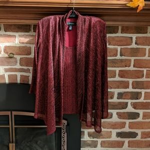 Lined top and jacket